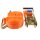 Zurrgurt mit Ratsche 2-teilig 4000 kg (2000 daN) Spitzhaken 50 mm breit orange