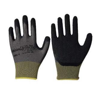 SOLIDSTAR&reg; Nylon-Feinstrick-Handschuhe mit Latex-Beschichtung grau/schwarz Gr&ouml;&szlig;e 7 - 11
