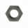Sechskantmuttern niedrige Form mit Fase ISO 4035 04 Au Stahl blank