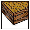 Projahn Holz Schriftenfr&auml;ser mit 8mm Schaft und Anti-Haft-Beschichtung - 11 x 52,7/15,9 mm