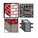 Hammerbohrer-Sortiment in Kunststoffbox ROCKET 5 SDS-plus f&uuml;r armierten Beton 5-teilig