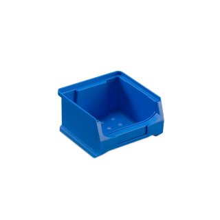 Sichtlagerbox 1.0 Kunststoff Kasten Kiste Sch&uuml;tte stapelbar 100x100x60mm - Blau