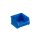 Sichtlagerbox 1.0 Kunststoff Kasten Kiste Sch&uuml;tte stapelbar 100x100x60mm - Blau