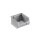 Sichtlagerbox 1.0 Kunststoff Kasten Kiste Sch&uuml;tte stapelbar 100x100x60mm - Grau