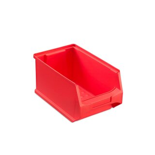 Sichtlagerbox 3.0 Kunststoff Kasten Kiste Sch&uuml;tte stapelbar 235x145x125mm - Rot