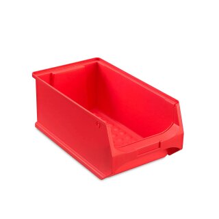 Sichtlagerbox 4.0 Kunststoff Kasten Kiste Sch&uuml;tte stapelbar 350x200x150mm - Rot
