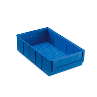 Industriebox 300 B Kunststoff Kasten Kiste Sch&uuml;tte teilbar 300x183x81mm - Blau
