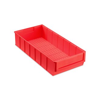 Industriebox 400 B Kunststoff Kasten Kiste Sch&uuml;tte teilbar 400x183x81mm - Rot