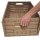 Klappbox ActiveLock faltbarer stabiler Einkaufskorb Verkaufskiste - Holzdekor