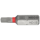 HECO-Drive Bit 25mm mit GripFit-Technologie f&uuml;r einh&auml;ndiges Arbeiten HD-10 bis HD-40