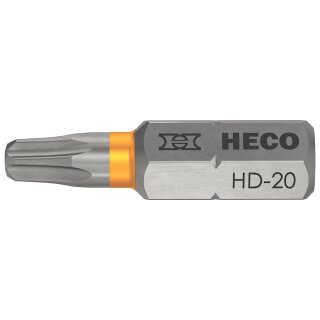 HECO-Drive Bit 25mm mit GripFit-Technologie f&uuml;r einh&auml;ndiges Arbeiten HD-20 - 1 St&uuml;ck