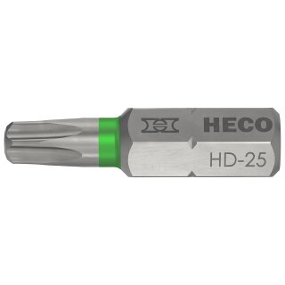 HECO-Drive Bit 25mm mit GripFit-Technologie f&uuml;r einh&auml;ndiges Arbeiten HD-25 - 1 St&uuml;ck