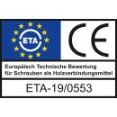 HECO-TOPIX-plus Holzschraube Edelstahl A2 Linsensenkkopf PZ variables Vollgewinde