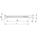 HECO-TOPIX-plus Verlegeschraube Stahl verzinkt Senkkopf...