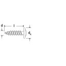 fischer Profilverbinderschraube f&uuml;r Trockenbauprofile verzinkt 4,2 x 13 mm - 1000 St&uuml;ck