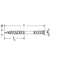 fischer Terrassenschraube Edelstahl A2 Senkkopf TX Fixiergewinde