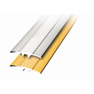 flexiCLIP Boden &Uuml;bergangs- und Ausgleichsprofil 90 x 3 cm aus eloxiertem Aluminium