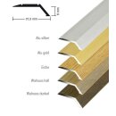 quickFIX Boden Rampenprofil zum Kleben 90 x 3,15 x 0,8 cm aus eloxiertem Aluminium