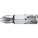 Wiha Standard Bit f&uuml;r Schrauben mit Phillips PH Kreuzschlitz Antrieb PH 1 - PH 3