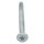 Senk-Blechschrauben mit Zapfen Innensechsrund ISO 14586 Form F Stahl verzinkt
