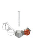 TOX Ger&uuml;stverankerung Safe Fix Kunststoff-Ger&uuml;std&uuml;bel mit Schaft