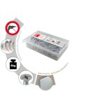 TOX Gipskartond&uuml;bel-Sortiment Indoor Box Spiral Kunststoff mit Schrauben - 180-teilig