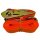 Zurrgurt mit Ratsche 2-teilig 500 kg (250 daN) Spitzhaken 25 mm breit orange