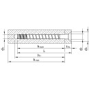 MULTI-MONTI-plus F Betonschraube Schraubanker Edelstahl A4 Senkkopf TX