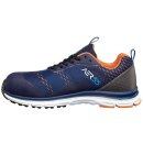 albatros AER55 IMPULSE BLUE LOW sportlicher Sicherheitsschuh S1P blau/orange