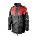 albatros CLIMATE JKT PU-Stretch-Regenjacke schwarz/rot