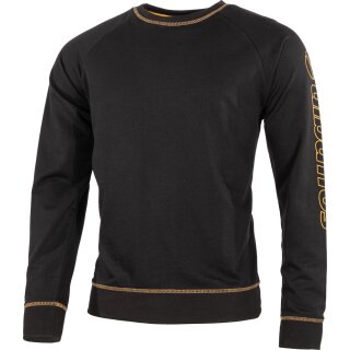 albatros TYNAN modisches Sweatshirt aus formstabilem, weichem Jersey schwarz