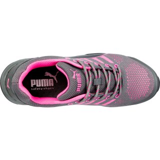 LOW - S1 Schra Schuh PINK Celerity grau/pink HRO Puma Knit SRC 42 WNS