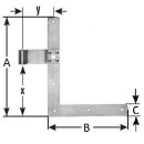 Winkelband Torband Torbeschlag leicht Rollendurchmesser...