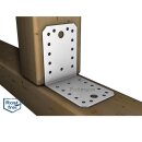 Winkelverbinder Montagewinkel Lochplattenwinkel ohne...