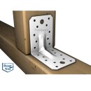 Winkelverbinder Montagewinkel Bauwinkel schwer mit Rippe...