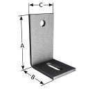 Betonwinkel Schwerlastwinkel Winkelverbinder mit Langloch...