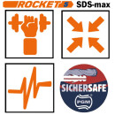 Hammerbohrer ROCKET 5 SDS-max f&uuml;r Bohrungen in armierten Beton 35 x 670 mm