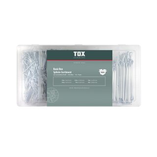 TOX Basic Box Splinte - Sortiment 555 tlg. 09490202 - SchraubenGigant