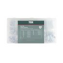 TOX Basic Box Federn-Sortiment mit Zugfedern und Druckfedern - 200-teilig