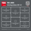 TOX Scheibensortiment L-Boxx Unterlegscheiben verzinkt DIN 125 2700-teilig