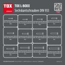 TOX Schraubensortiment L-Boxx Sechskantschrauben verzinkt DIN 933  630-teilig