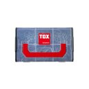 TOX Schraubensortiment L-Boxx Mini Spanplattenschrauben verzinkt 4 mm 500-teilig