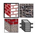 Hammerbohrer-Sortiment in Kunststoffbox ROCKET 7 SDS-plus f&uuml;r armierten Beton 5-teilig