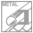 Projahn robustes Metall und Holz-S&auml;bels&auml;gebl&auml;tter - 3er-Pack - 205 mm