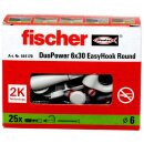 fischer DuoPower EasyHook Round Rundhaken mit D&uuml;beln...