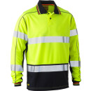 Bisley Warnschutz-Langarmshirt HI VIS LONG SLEEVE POLO...