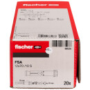 fischer H&uuml;lsenanker mit Sechskantschraube FSA S...