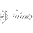 SPAX Universalschraube BLAX Teilgewinde Senkkopf T-STAR...