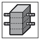 Hammerbohrer-Sortiment in Kunststoffkassette ROCKET 5 SDS-plus f&uuml;r armierten Beton 7-teilig