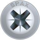 SPAX R&uuml;ckwandschraube WIROX Vollgewinde R&uuml;ckwandkopf Kreuzschlitz 4CUT-Spitze 5 x 60mm - 500 St&uuml;ck